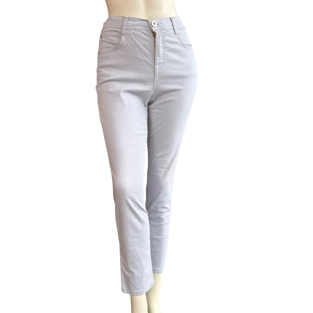 Womens Style + Co‎ Denim Petite Jeans  Slim Leg Coastal Granddaughter Preppy 4PS